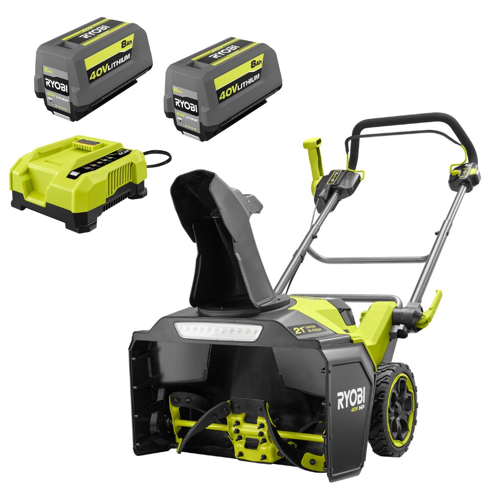 40V HP Brushless 21" Single-Stage Auger-Propelled Snow Blower Kit