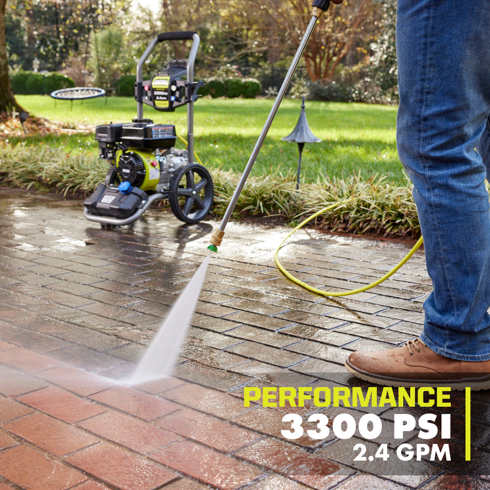3300 PSI 2.4 GPM Gas Pressure Washer