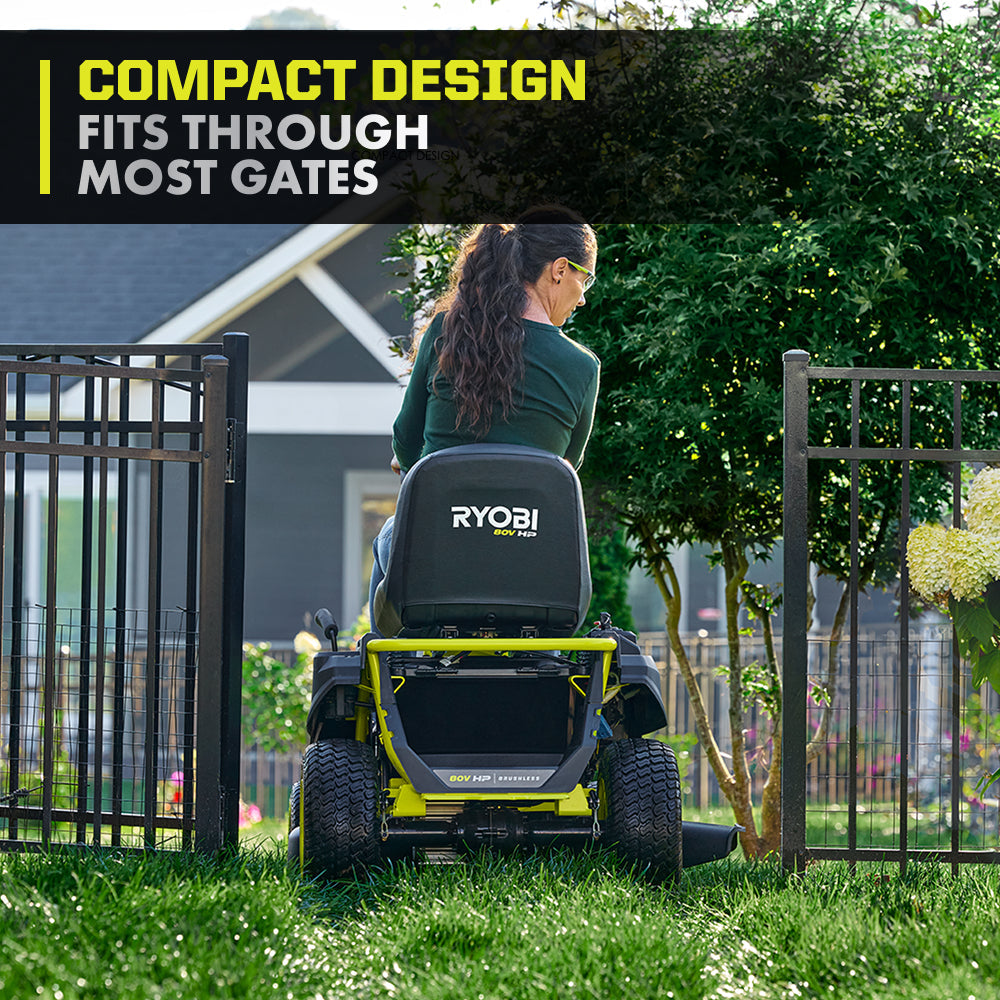 R1 80V HP Brushless 30" Riding Lawn Mower Kit