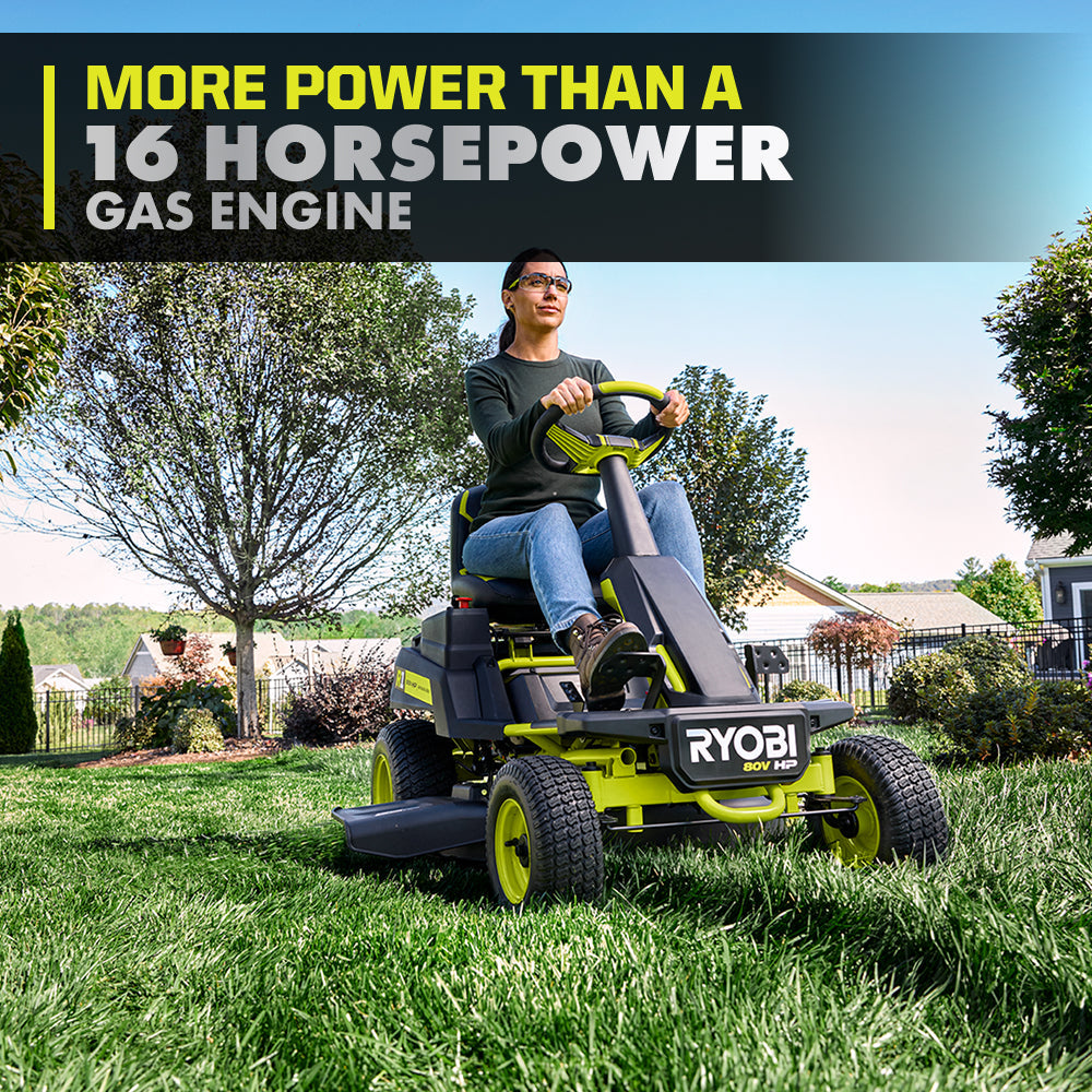 R1 80V HP Brushless 30" Riding Lawn Mower Kit