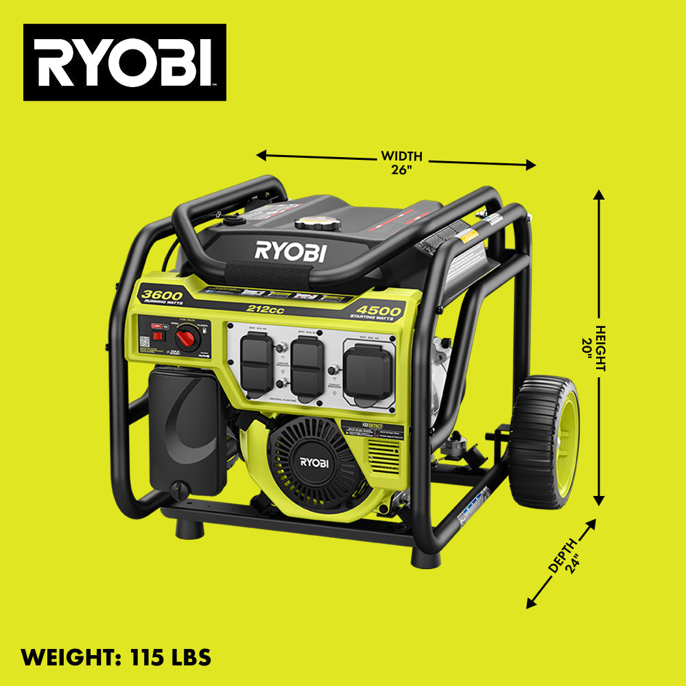 4500W Portable Gas Generator