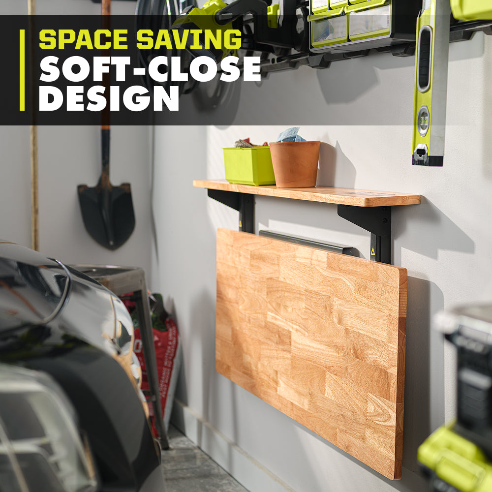 Stowaway Wall Mounted Workbench
