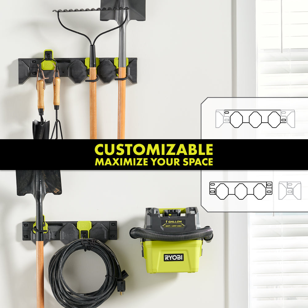 Wall Rail & 2-in-1 Endcap Set