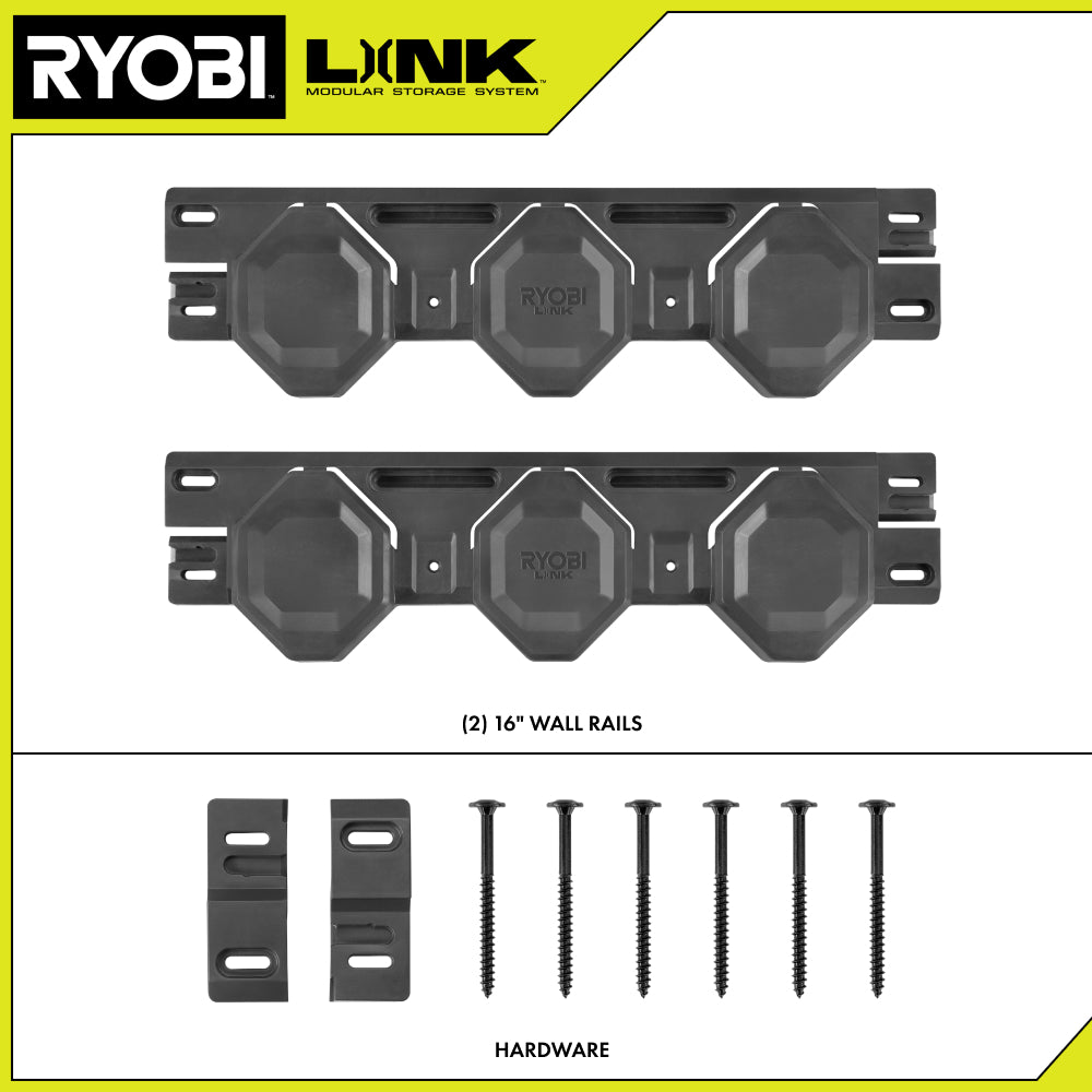 2 PC. Wall Rail Set