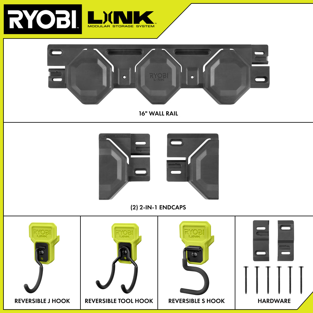 6 PC. Wall Storage Kit