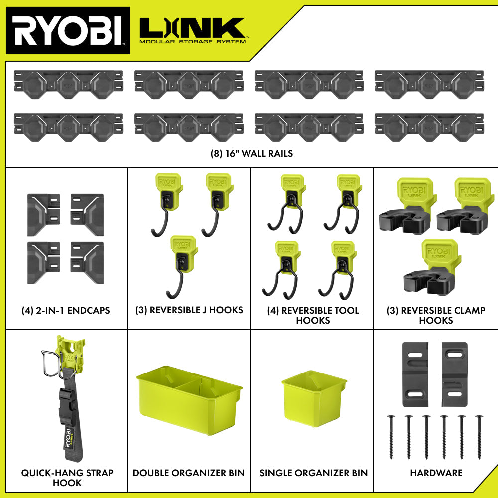 25 PC. Wall Storage Kit