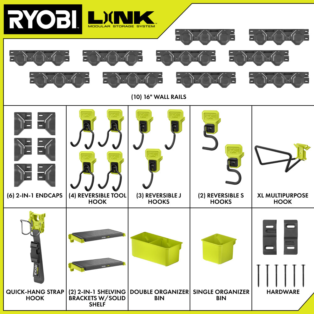 35 PC. Wall Storage Kit