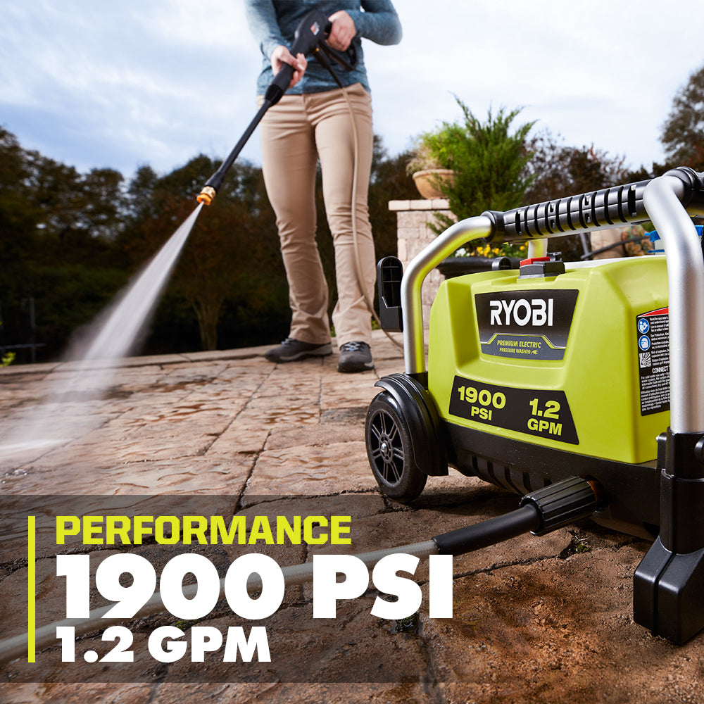 1900 PSI 1.2 GPM Electric Pressure Washer