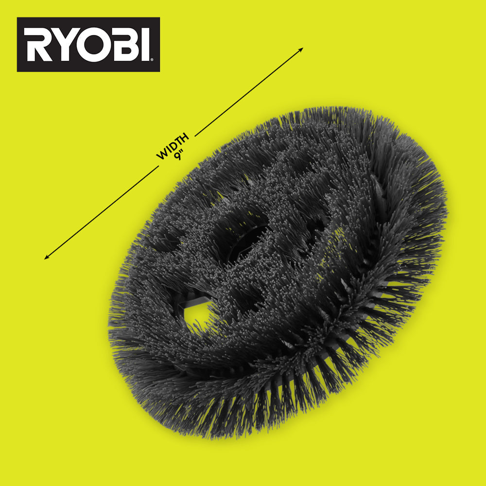9" VORTEX Hard Bristle Brush