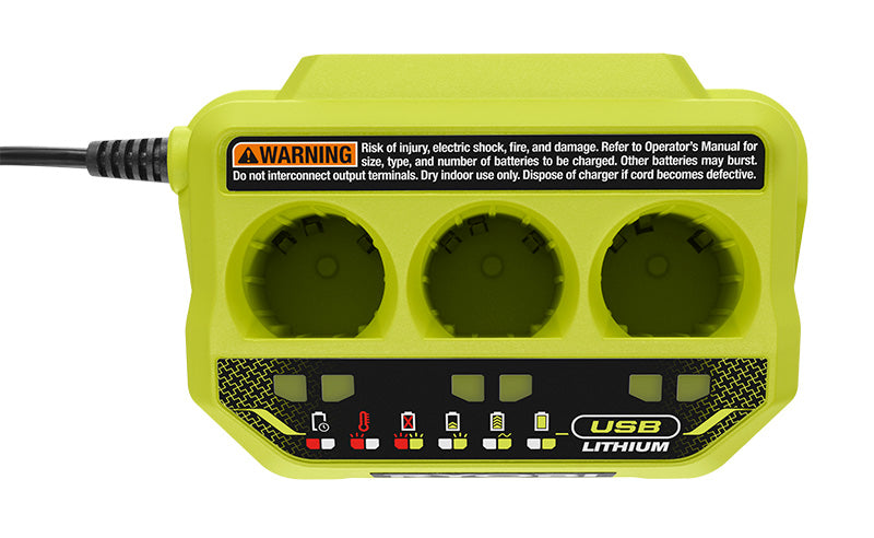 USB Lithium 3-Port Charger