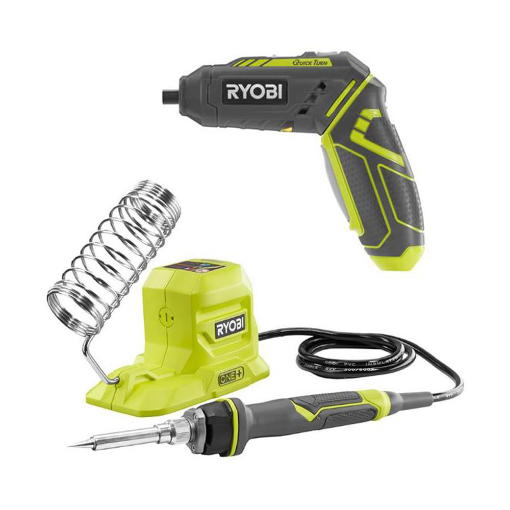 4V Quickturn Screwdriver and 18V ONE+ 40W Soldering Iron