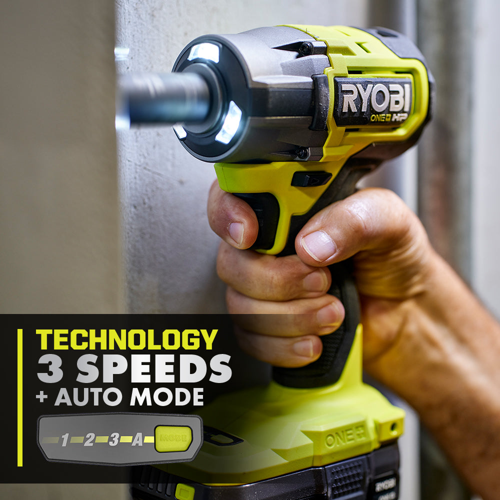 18V ONE+ HP Compact Brushless 4-Mode 1/2" Impact Wrench Kit