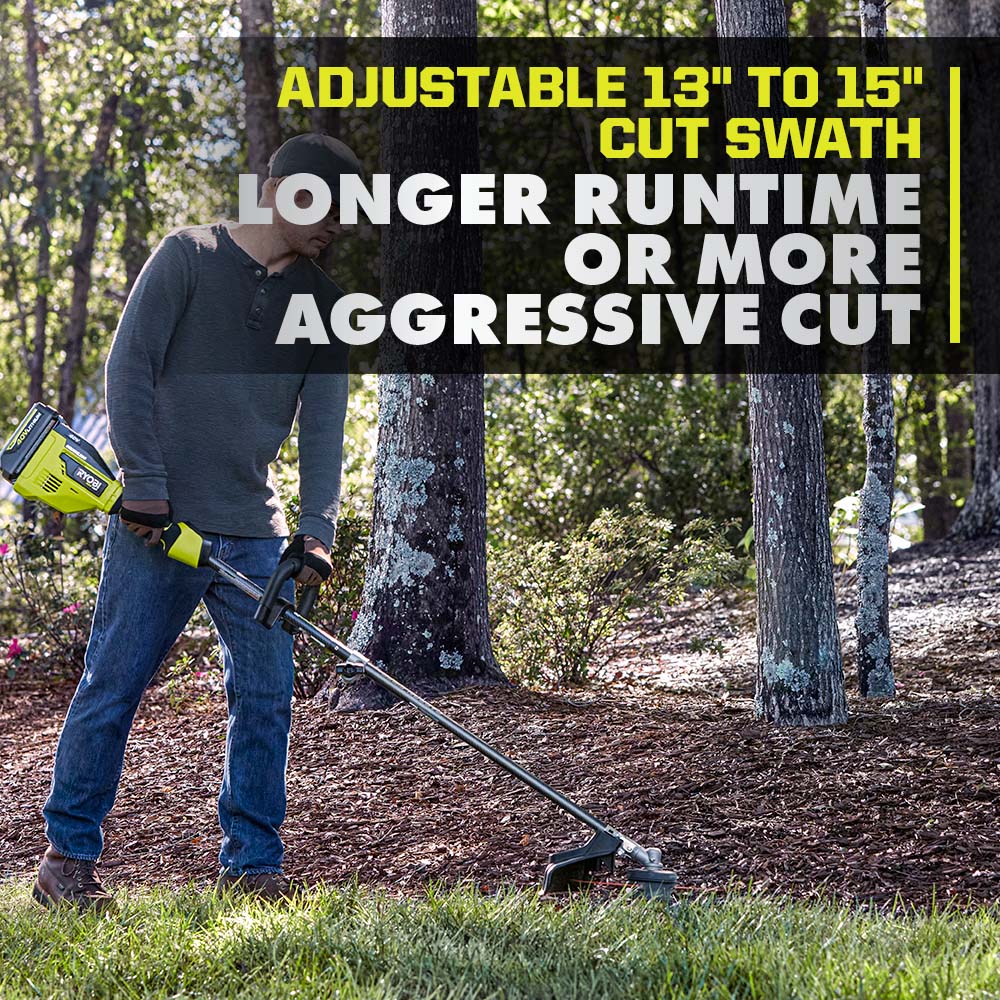 40V HP Brushless 15" Carbon Fiber Attachment Capable String Trimmer