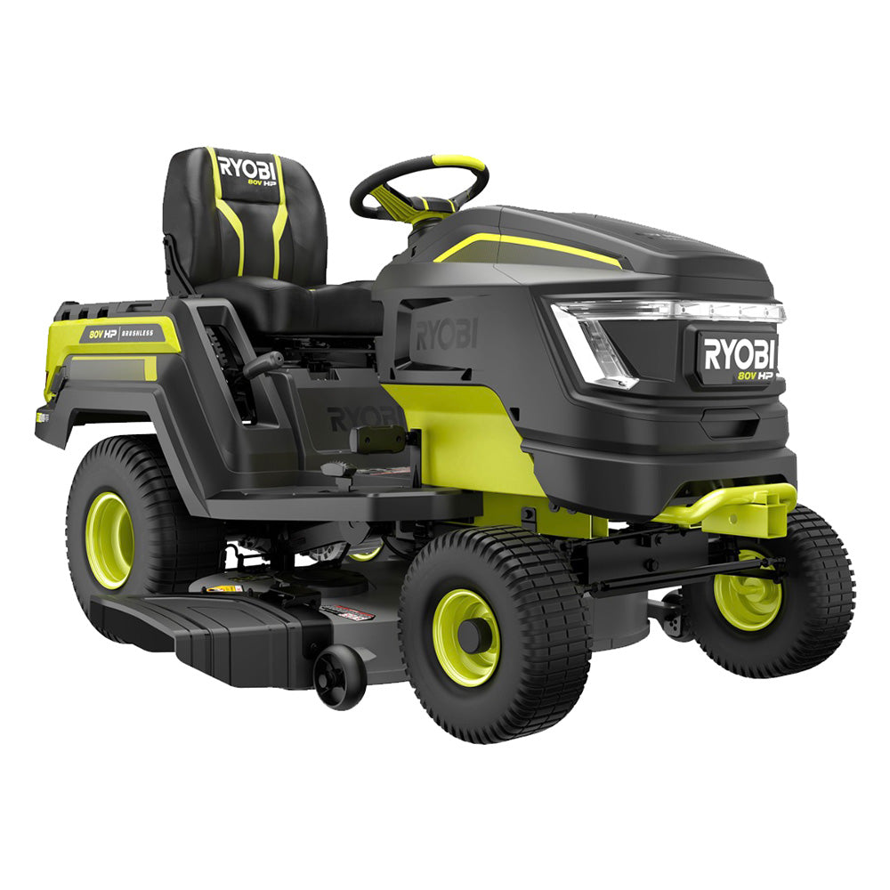 80V HP Brushless 46" Battery Cordless Electric Riding Lawn Tractor Kit