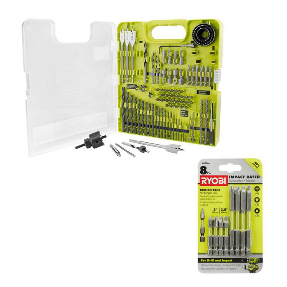 Multi-Material Drill and Drive Kit (90-Piece) with Bonus (8-Piece) Impact Rated Driving Kit
