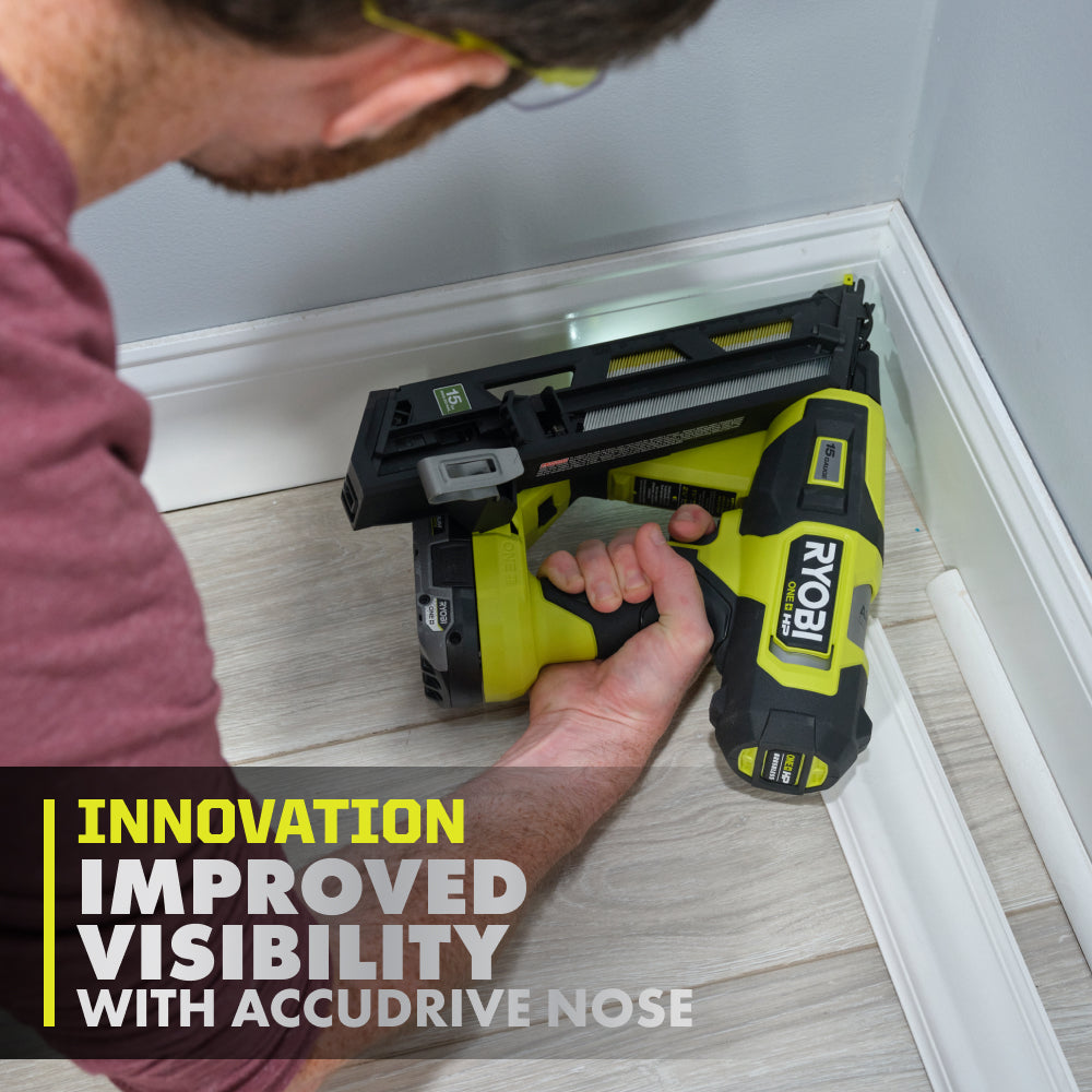 18V ONE+ HP Brushless 15GA Angled Finish Nailer