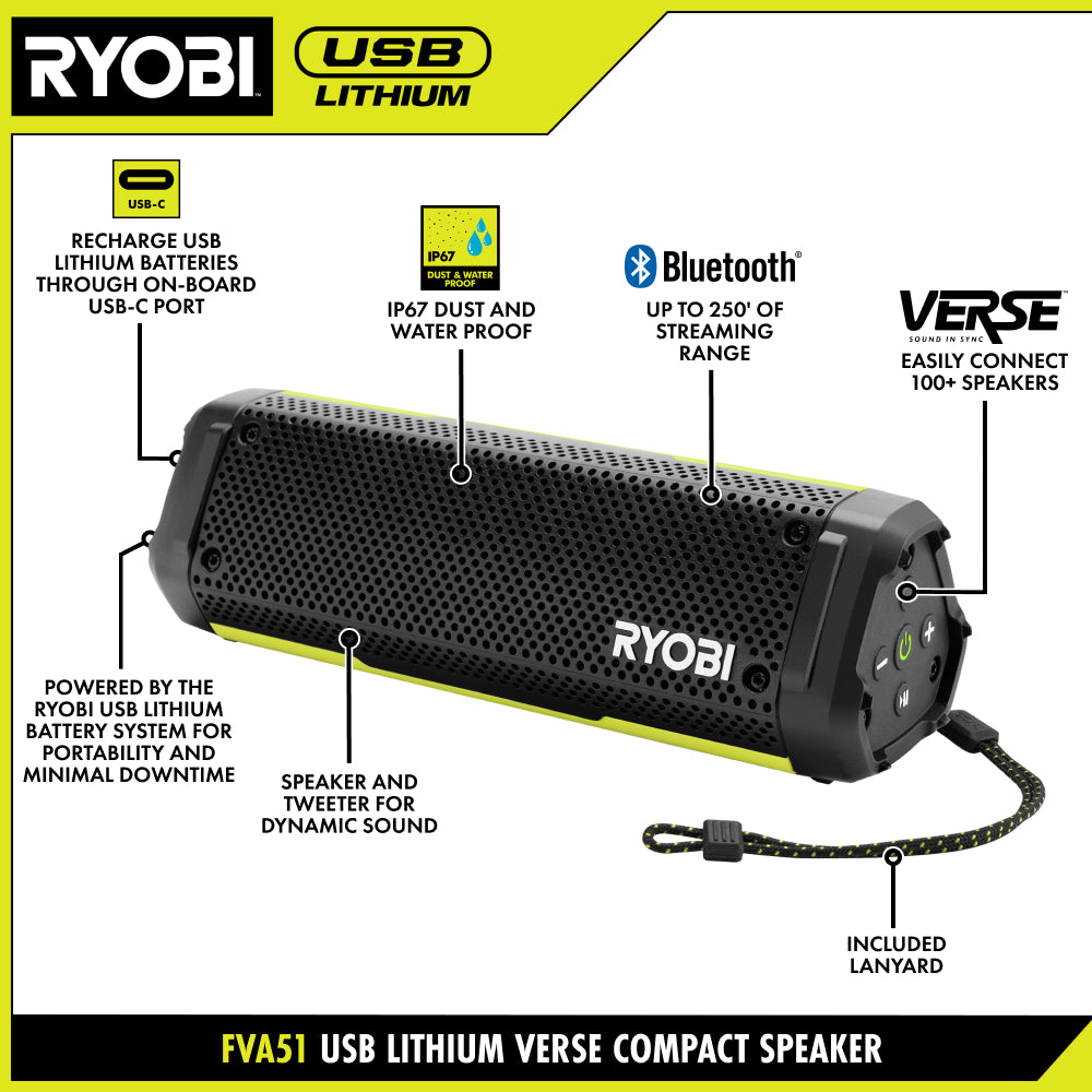 USB Lithium VERSE Compact Speaker Kit