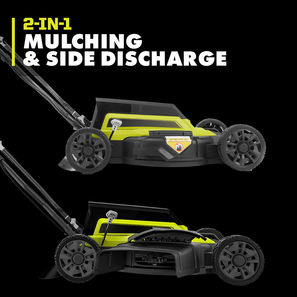 40V 18" 2-IN-1 Push Mower