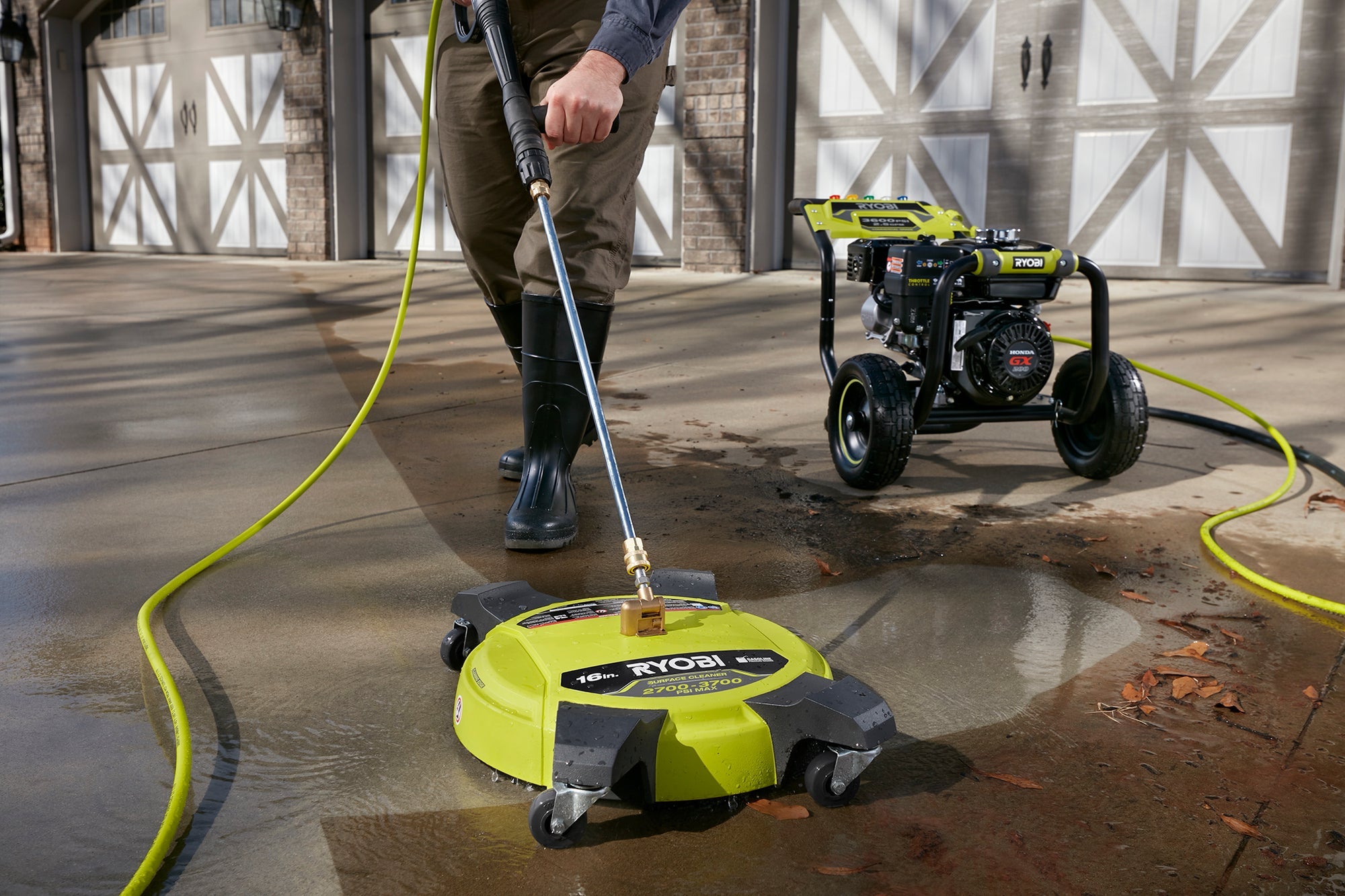 16" 3700 PSI Surface Cleaner for Gas Pressure Washer