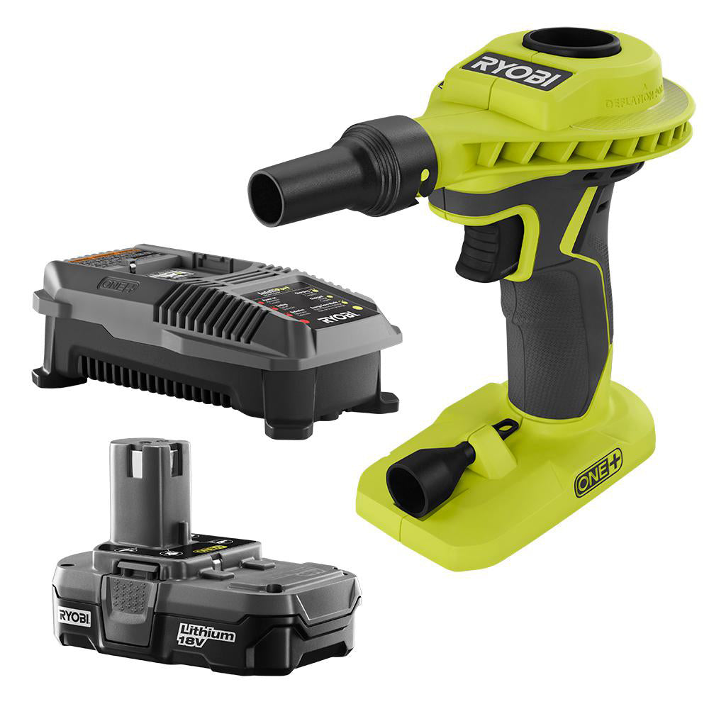 18V ONE+ 1 GAL. Portable Air Compressor with 4.0 Ah Lithium+ High Capacity Battery and 18V Charger