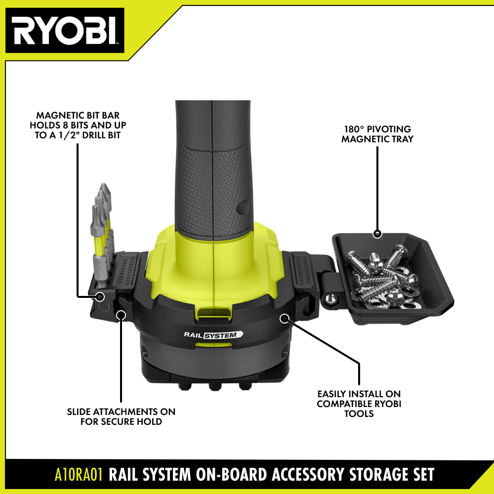 3PC. RAIL SYSTEM On-Board Accessory Storage Set