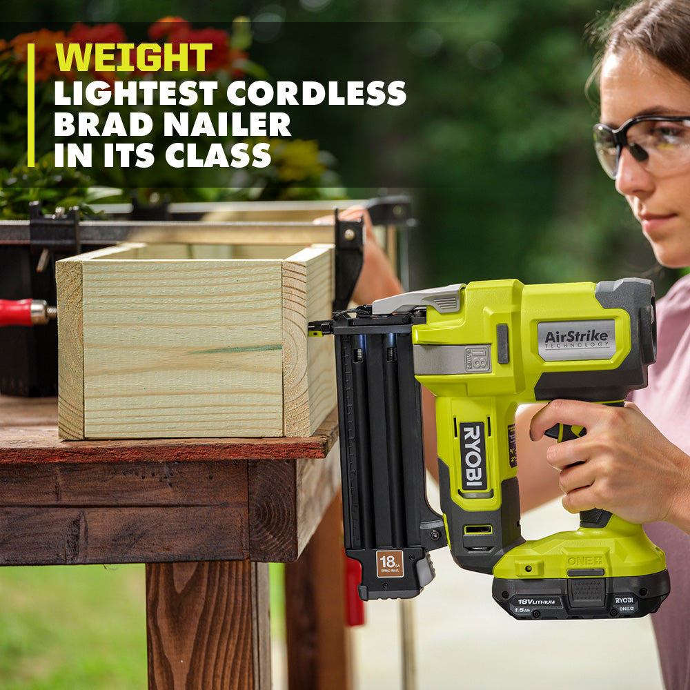 18V ONE+ AirStrike 18GA Brad Nailer Kit