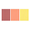 24 PC. Mini Warm Color Glue Sticks