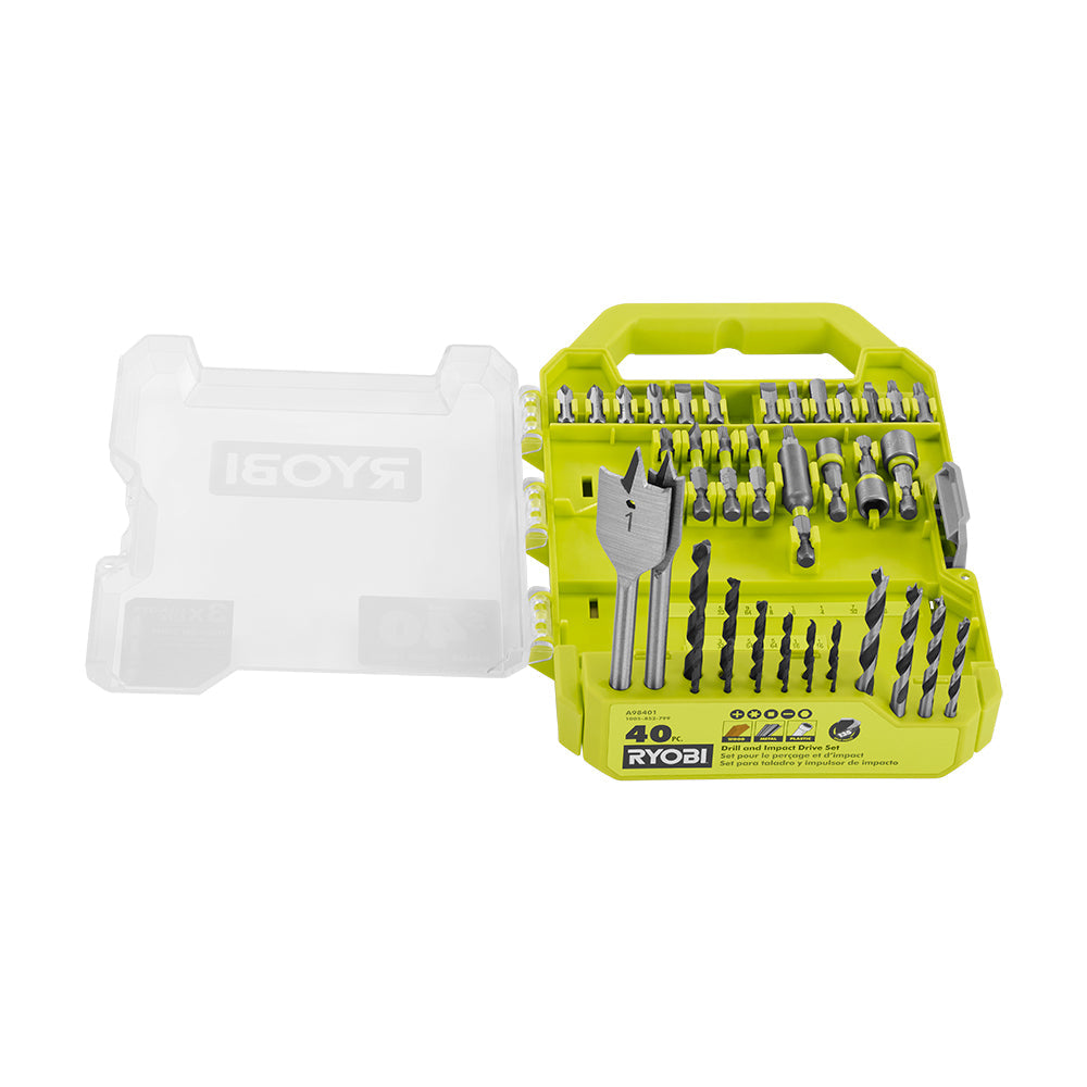 40 PC. Drill and Impact Drive Set