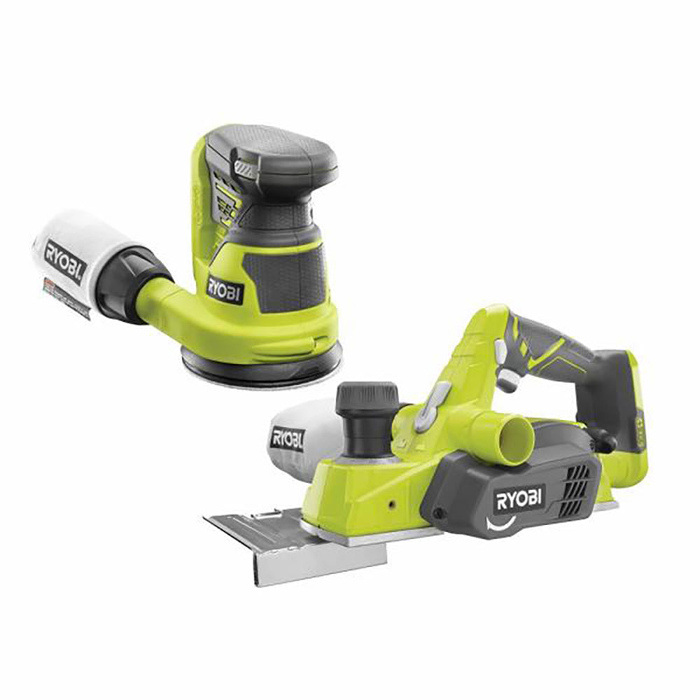 18V ONE+ 3-1/4" Planer & 5" Random Orbit Sander