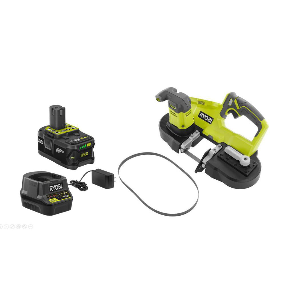 18V ONE+ 2-1/2" Compact Band Saw with (1) 4.0 Ah Battery and Charger