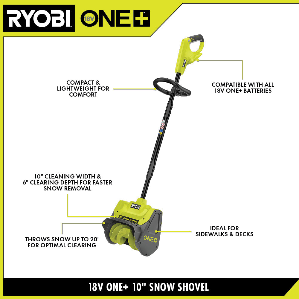 18V ONE+ 10" Snow Shovel Kit