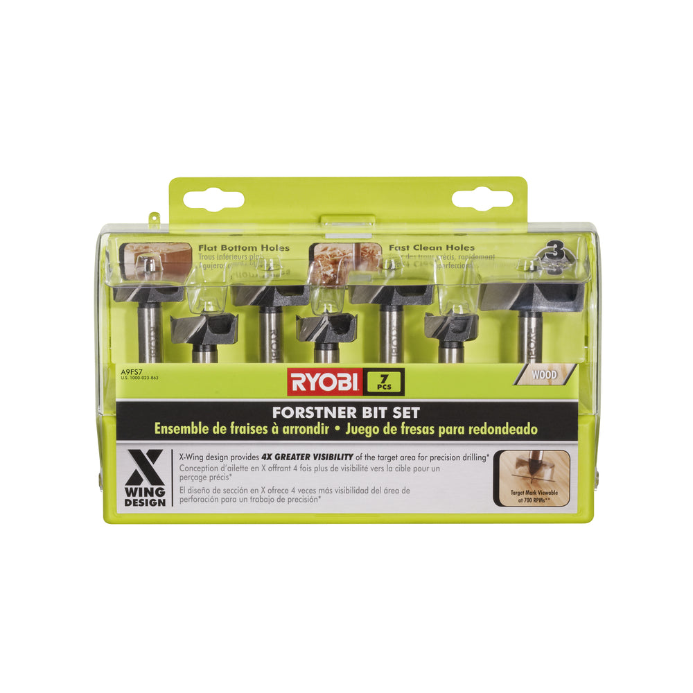 7 PC. Forstner Bit Set