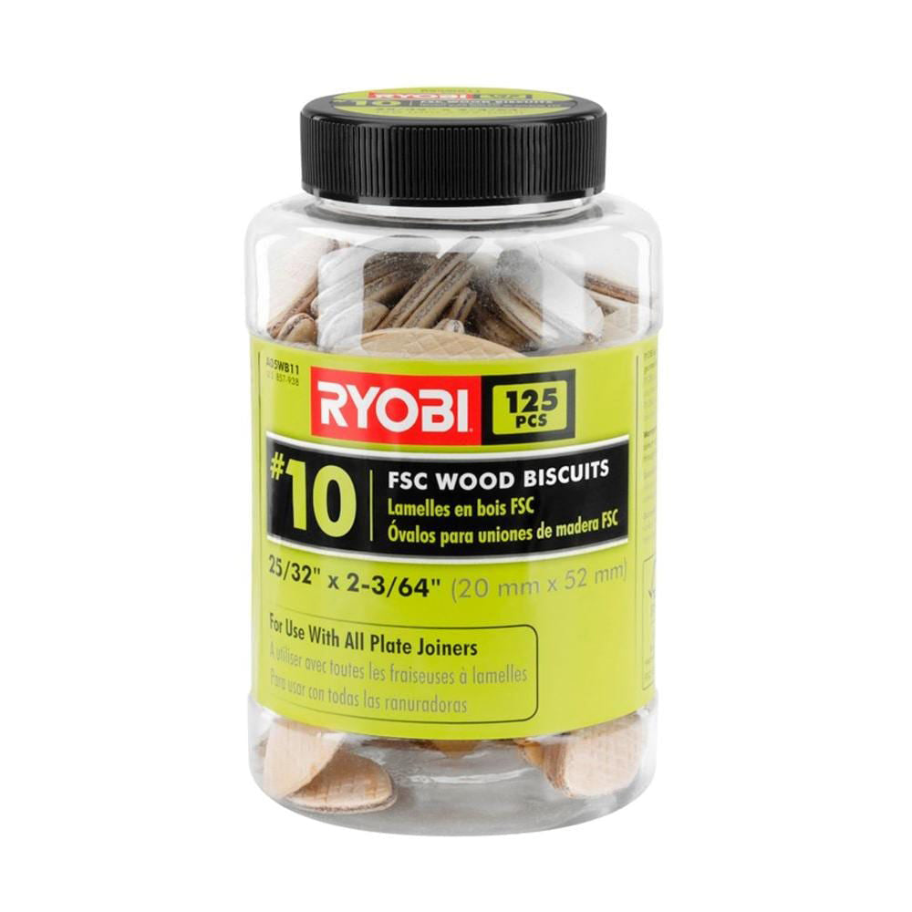125PC #10 Fcs Wood Biscuits