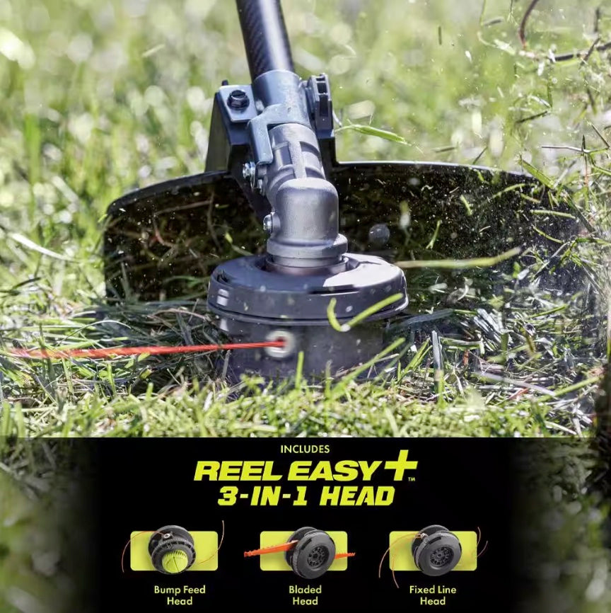 40V HP Brushless 15" Carbon Fiber Attachment Capable String Trimmer Kit