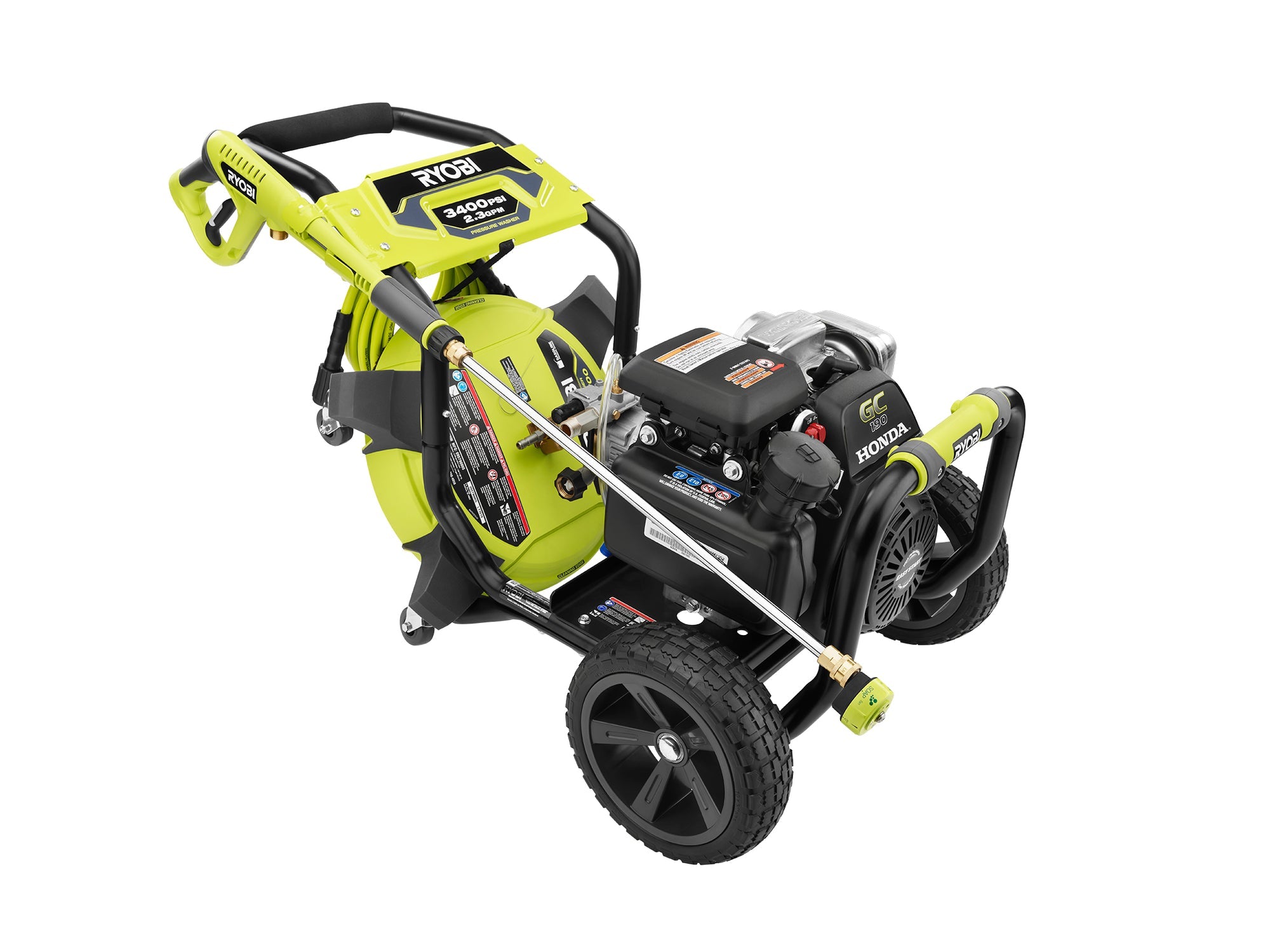 3400 PSI HONDA GC190 GAS PRESSURE WASHER With 16" Surface Cleaner
