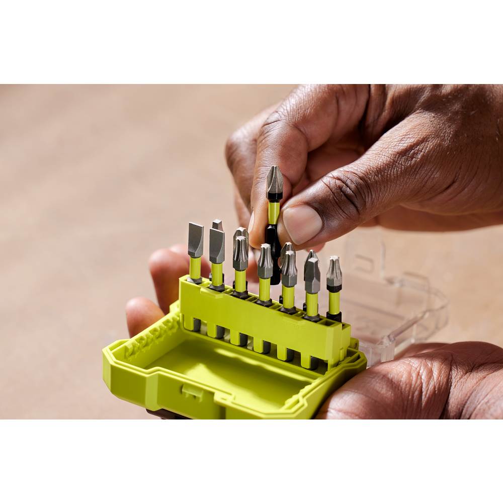 12 PC. 2" Impact Driving Set with DIAMOND GRIT Bits