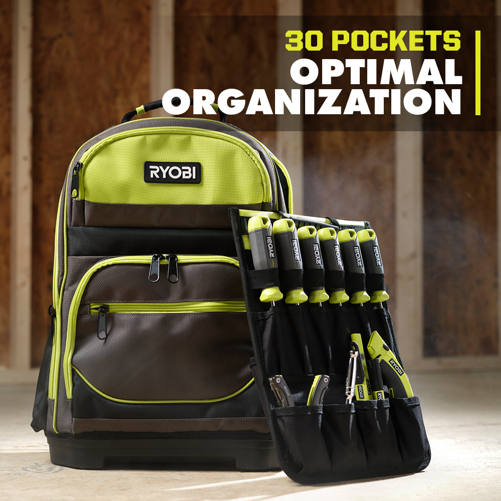 16" Backpack with Tool Organizer