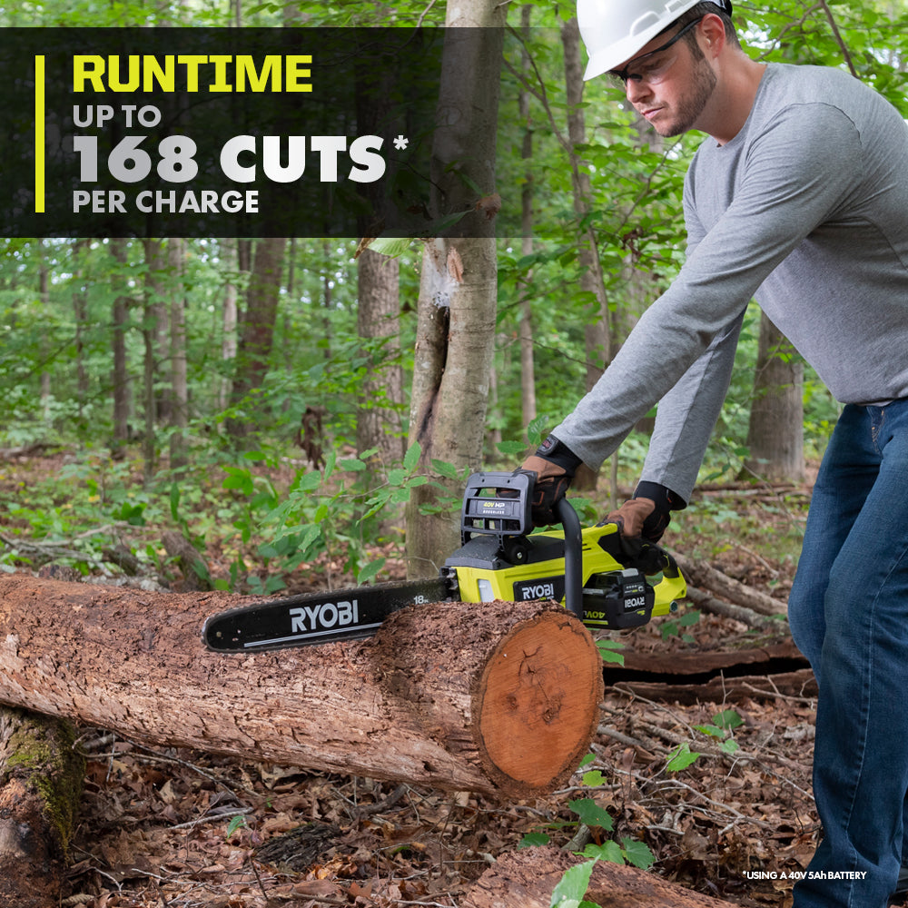 40V HP Brushless 18" Chainsaw Kit