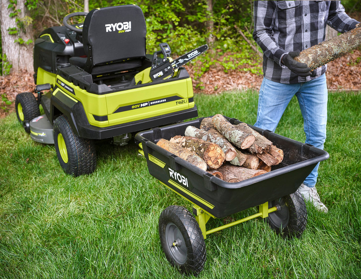 Tow-Behind Dump Cart
