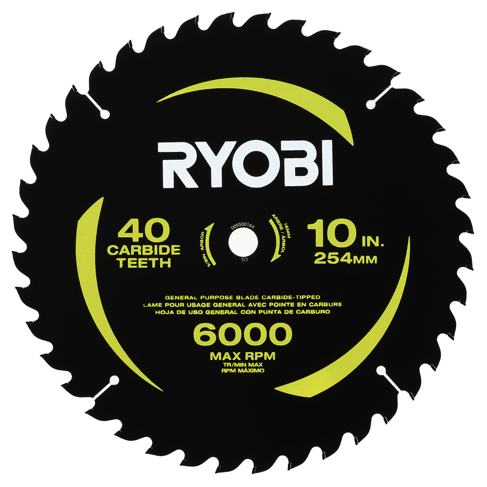 10" 40 Carbide Teeth Thin Kerf Miter Saw Blade