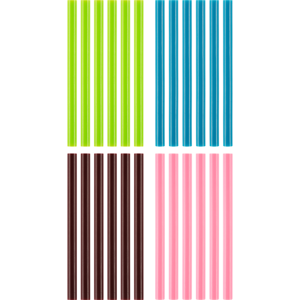 24 PC. Mini Variety Color Glue Sticks