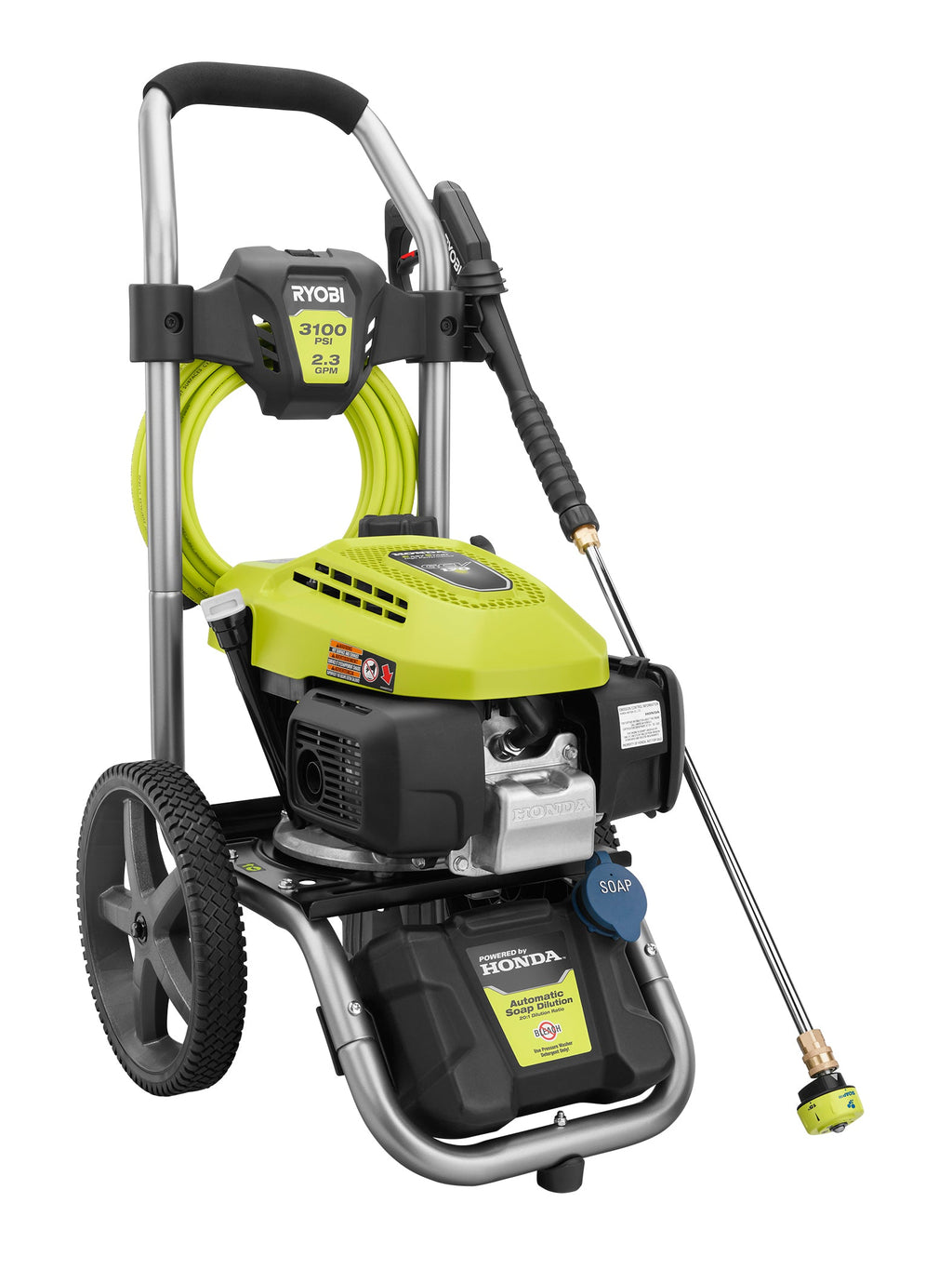 3100 PSI 2.3 GPM Cold Water Gas Pressure Washer