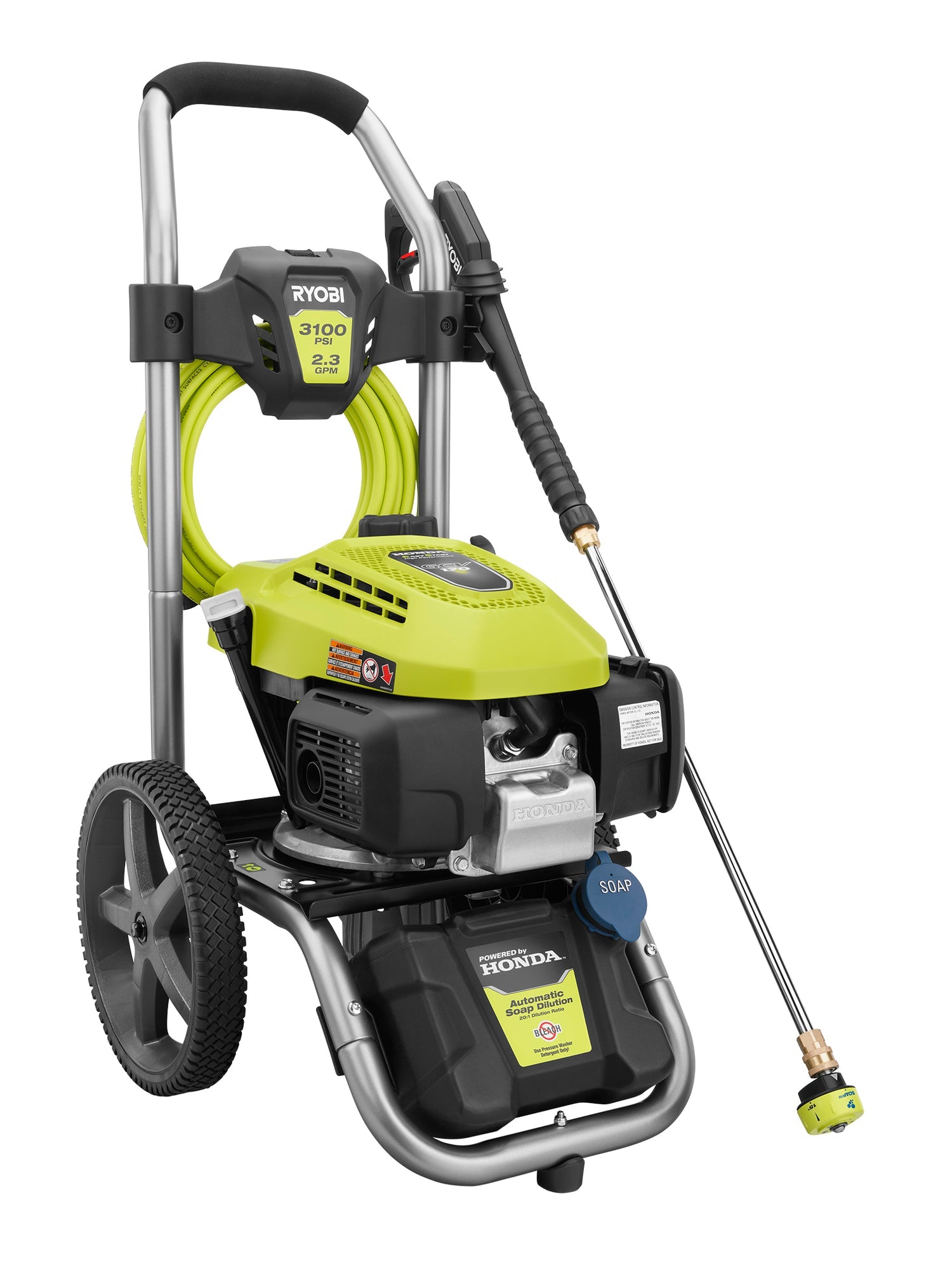 3100 PSI 2.3 GPM Cold Water Gas Pressure Washer
