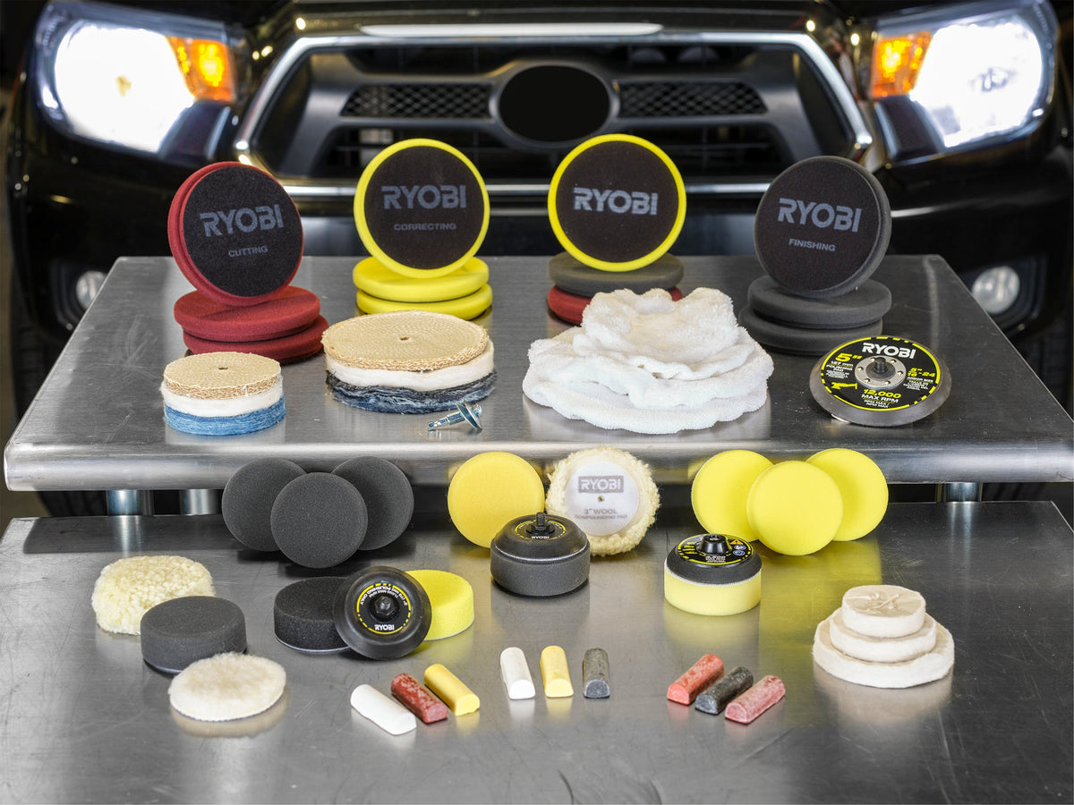 3 PC. 6" Buffing and Polishing Wheel Set
