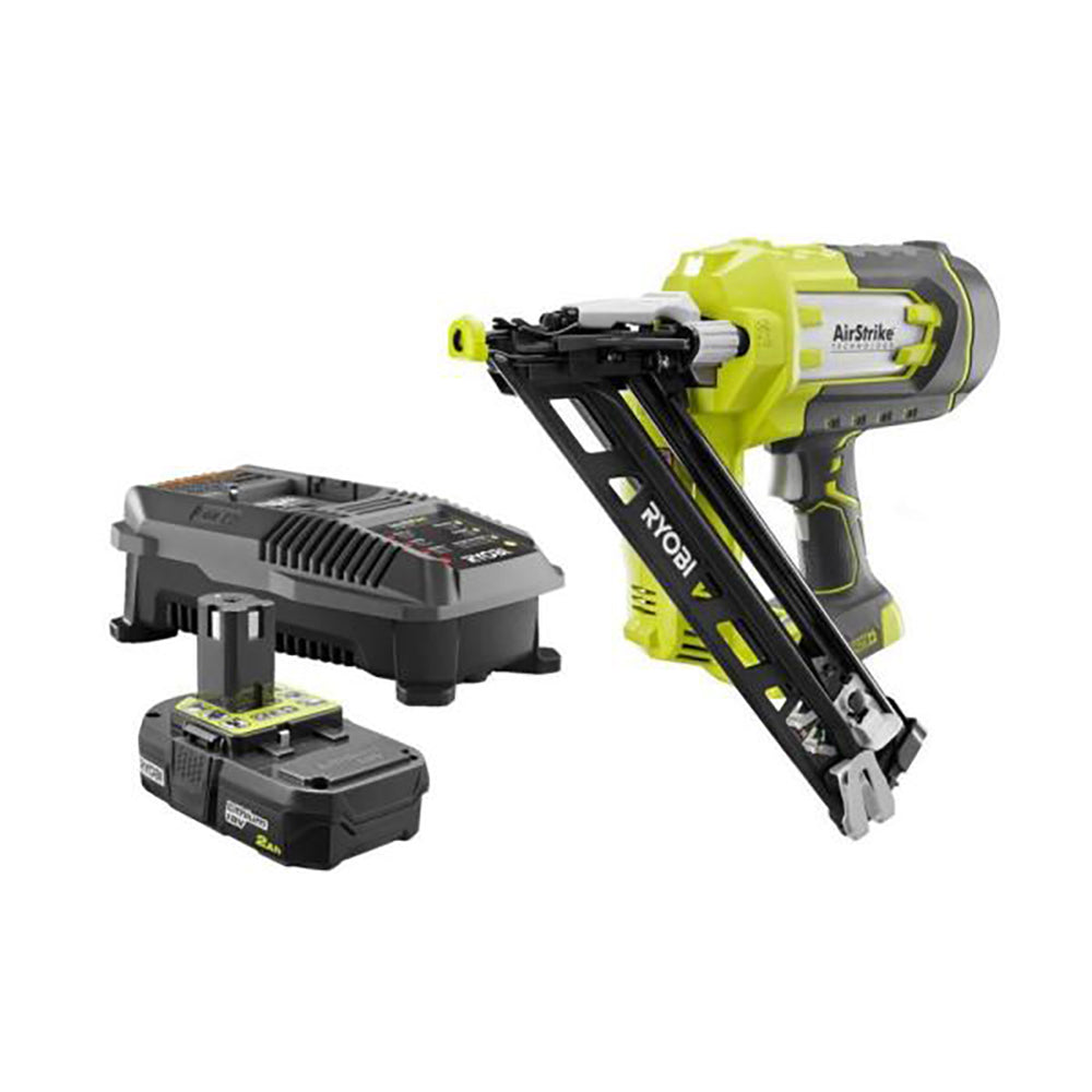 18V ONE+ AirStrike 15GA Angled Finish Nailer Starter Kit