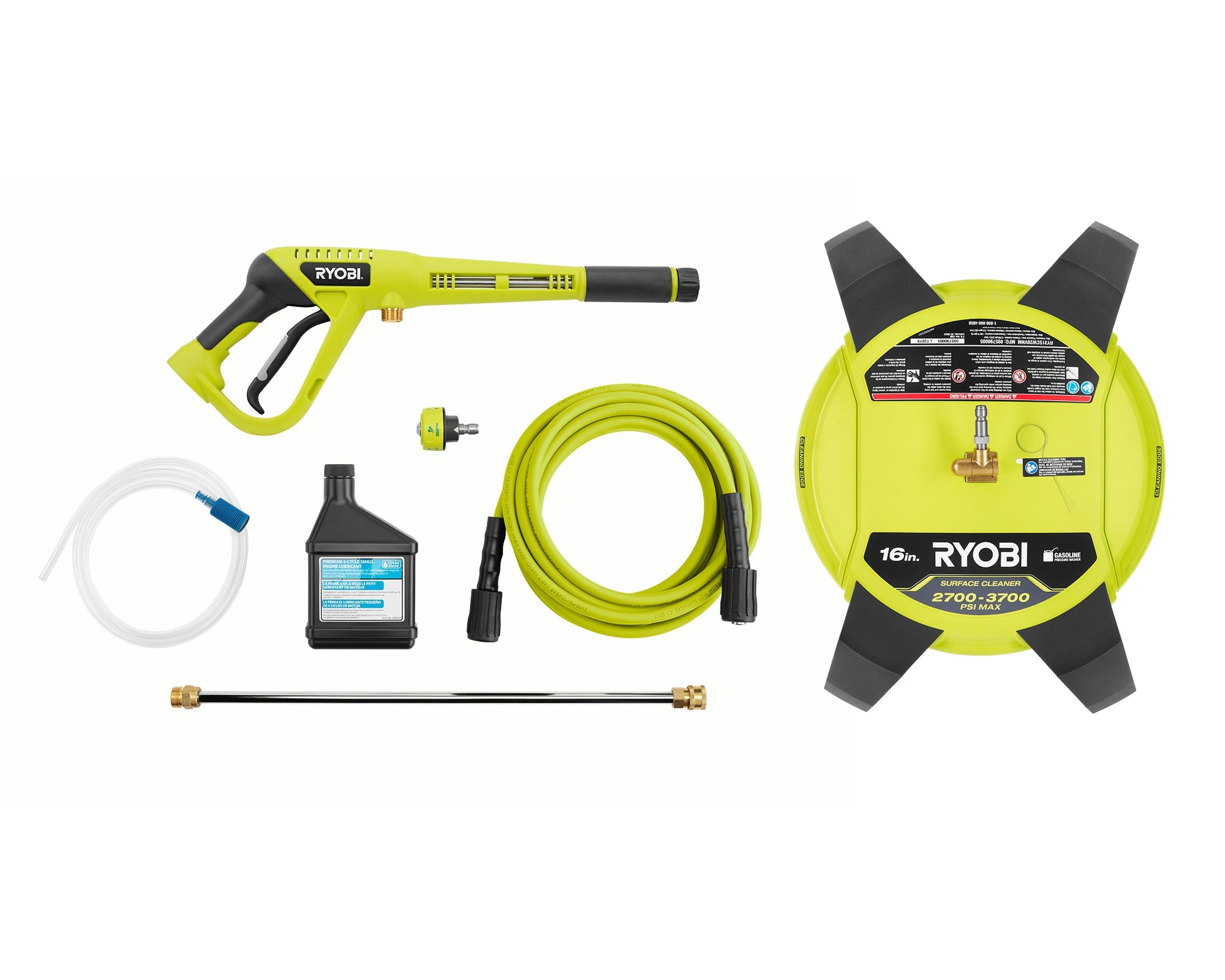 3400 PSI HONDA GC190 GAS PRESSURE WASHER With 16" Surface Cleaner