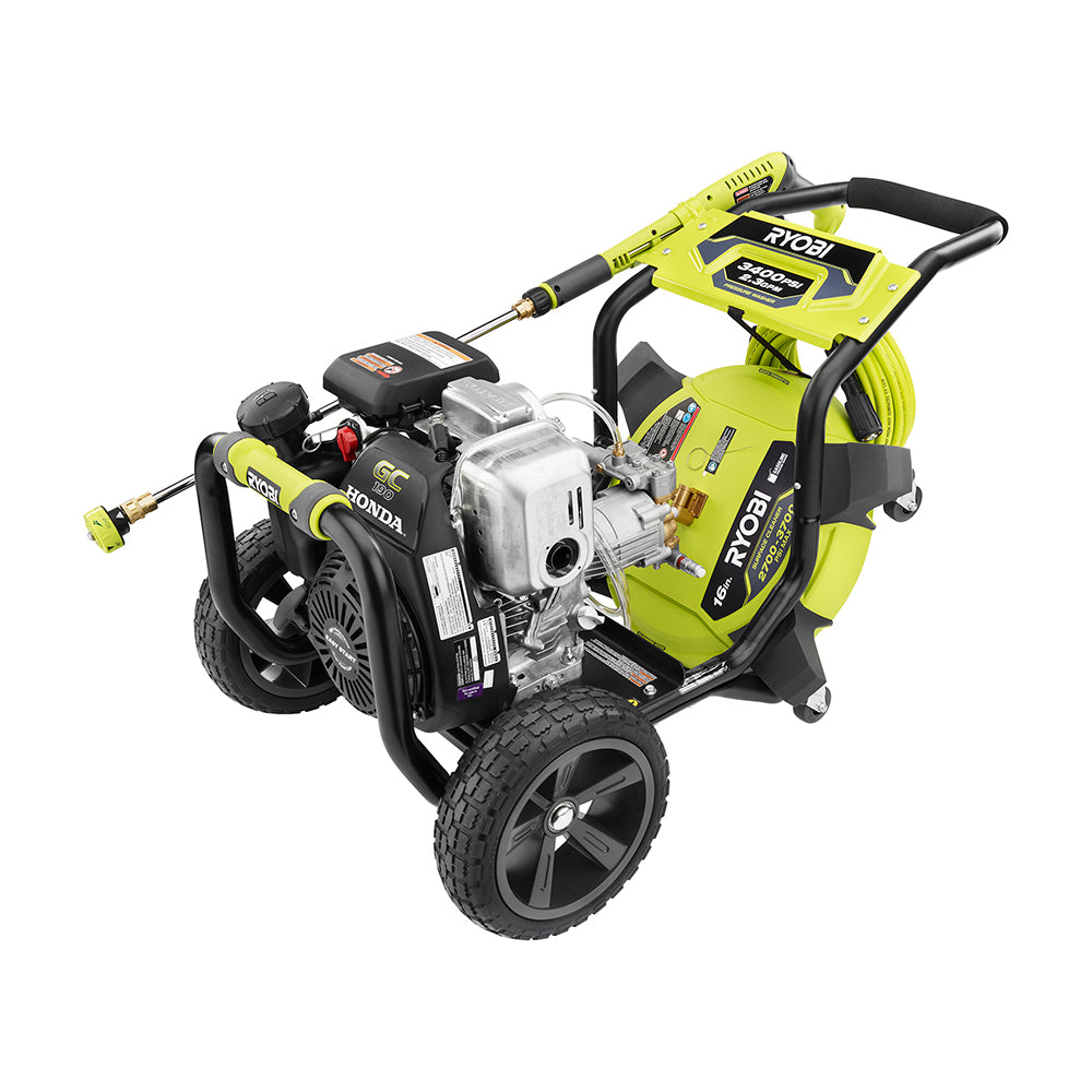 3400 PSI HONDA GC190 GAS PRESSURE WASHER With 16" Surface Cleaner