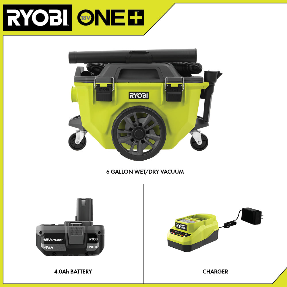 18V ONE+ 6 Gallon Wet/Dry Vacuum Kit