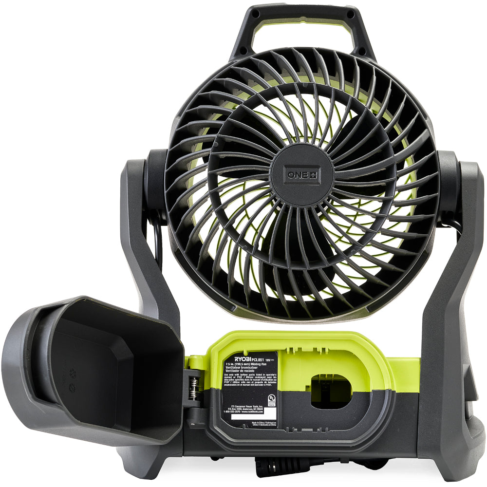 18V ONE+ WHISPER SERIES 7.5" Bucket Top Misting Fan Kit
