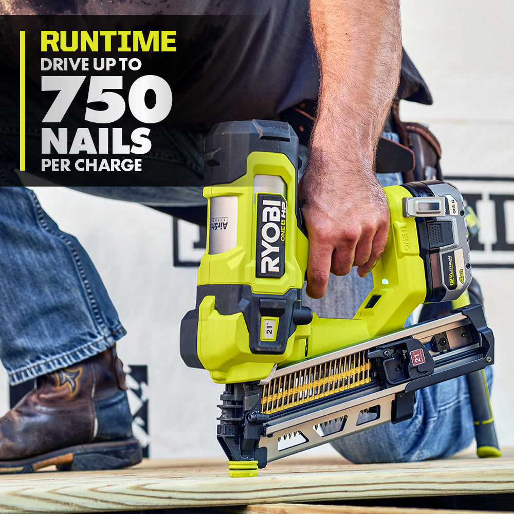 18V ONE+ HP Brushless AirStrike 21° Framing Nailer Kit